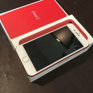 アップル(Apple)のiPhone7 RED 128GB SIMフリー(スマートフォン本体)