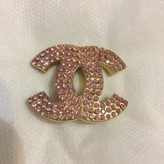 シャネル(CHANEL)のもんぶらん様専用のシャネル  ラインストーンブローチ(ブローチ/コサージュ)