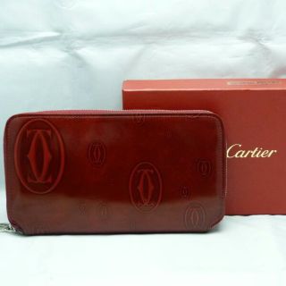 カルティエ(Cartier)のハッピーバースデー　タイムセール　ハニーコム　カルティエ　ラウンドファスナー(財布)