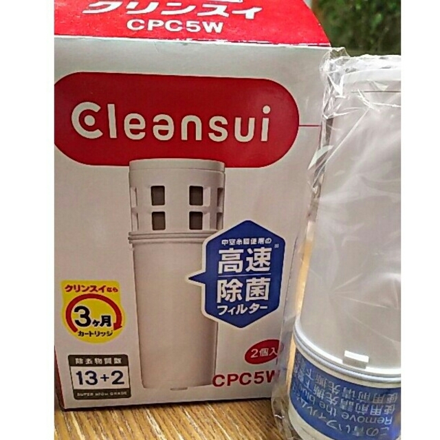 クリンスイCPC5Wカートリッジ インテリア/住まい/日用品のキッチン/食器(浄水機)の商品写真