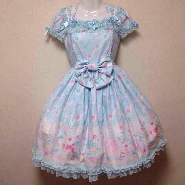 Angelic Pretty - ジュエリージュレワンピース アンプリの通販 Angelic Pretty - ジュエリージュレワンピース アンプリの通販