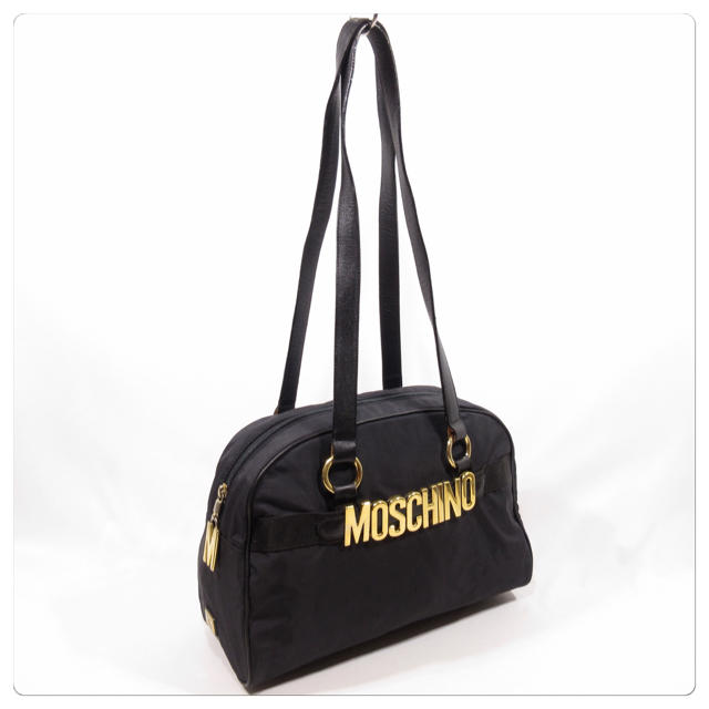 美品■ MOSCHINO モスキーノ ショルダーバッグ ナイロン