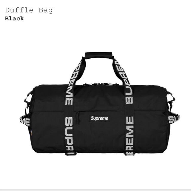 Supreme - 【正規品】18SS Supreme 36L Duffle Bag BLACKの通販 by mirror's ｜シュプリーム