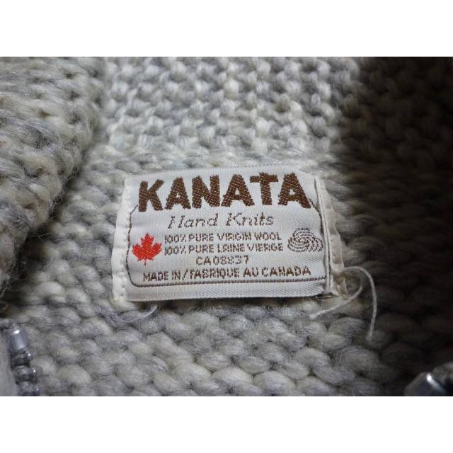 送料込　カナダ製　KANATA カウチンセーター　ウール　サイズL