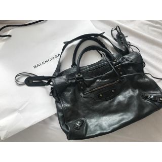 バレンシアガバッグ(BALENCIAGA BAG)のバレンシアガ CITY(シティ) 黒 バッグ 鞄 BALENCIAGA(ハンドバッグ)