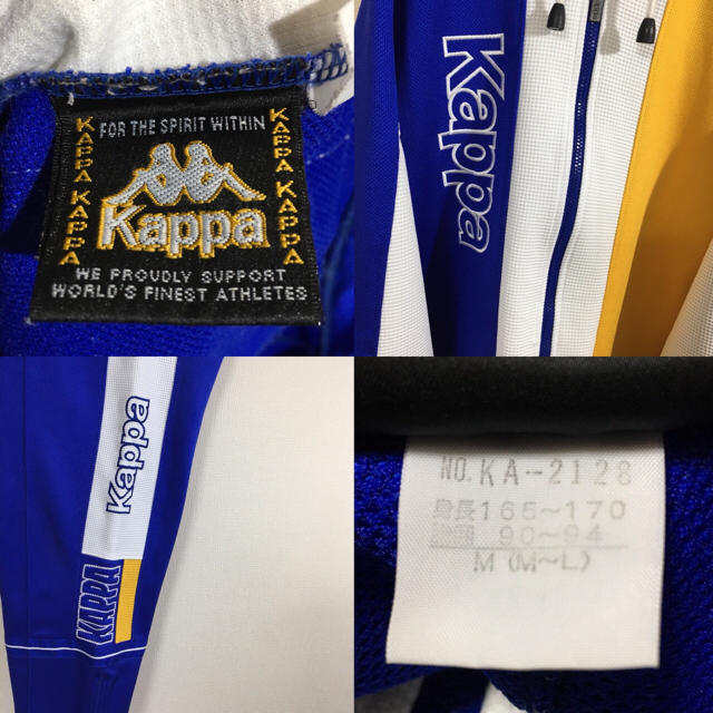 Kappa(カッパ)のkappa カッパ 上下セット パーカー  90s  カラフル ブルー ジャージ メンズのトップス(ジャージ)の商品写真