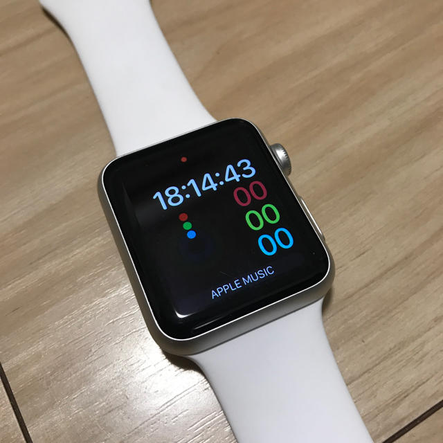 Apple Watch(アップルウォッチ)の初代 Apple Watch Sport 42mm ホワイト メンズの時計(腕時計(デジタル))の商品写真