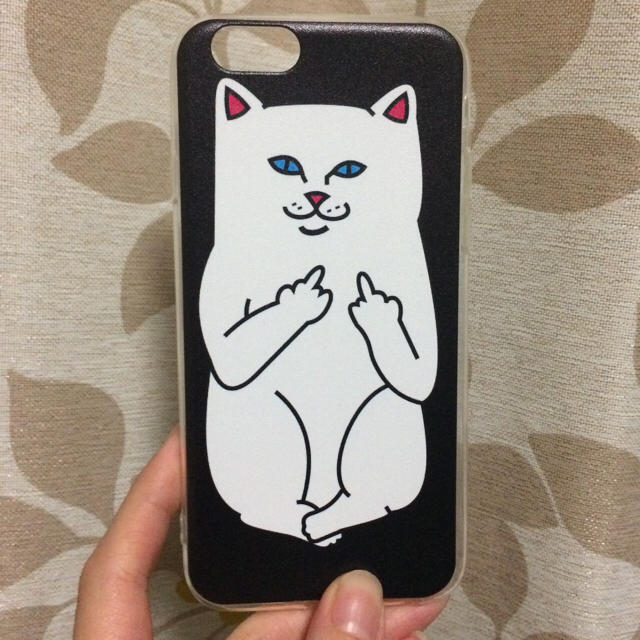 Iphone6 6sケース ちょいワル 猫 Fuck You Catの通販 By Ringw S Shop ラクマ