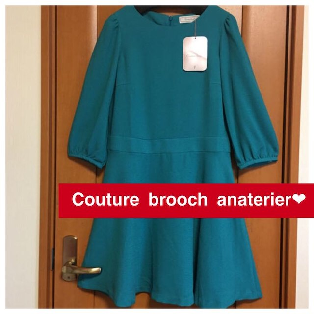 Couture Brooch(クチュールブローチ)の新品♡定価7560 Couture brooch anaterier♡ワンピース レディースのワンピース(ひざ丈ワンピース)の商品写真