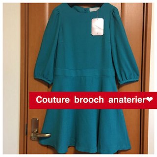 クチュールブローチ(Couture Brooch)の新品♡定価7560 Couture brooch anaterier♡ワンピース(ひざ丈ワンピース)