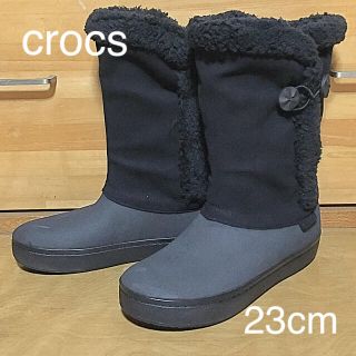 クロックス(crocs)のクロックス crocs モデッサ シンセティック スエード ボタン ブーツ (ブーツ)