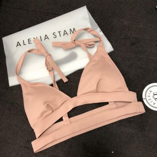 2018SS◆今期新品◆ALEXIA STAM◆ビキニトップスSピンクベージュ 2018SS◆今期新品◆ALEXIA STAM◆ビキニトップスSピンクベージュ
