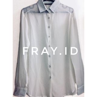 フレイアイディー(FRAY I.D)のFRAY.ID（フレイアイディー）【春物】デニム衿 長袖シャツ ブラウス(シャツ/ブラウス(長袖/七分))