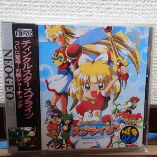 ネオジオ(NEOGEO)のネオジオCD 「ティンクルスタースプライツ」(中古、帯有)(家庭用ゲームソフト)