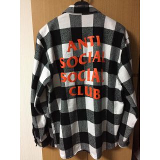 anti social social club flannel shirt (シャツ)