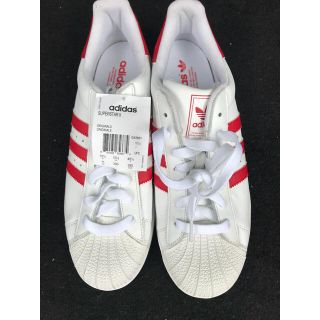 アディダス(adidas)の新品未使用adidasアディダス29㎝スーパースターWhite RED(スニーカー)