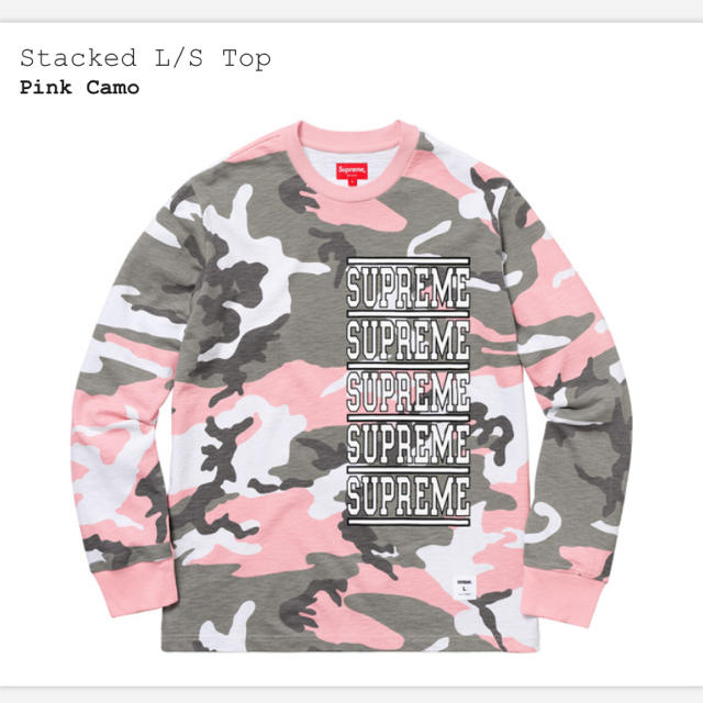 supreme stacked L/S top サイズM