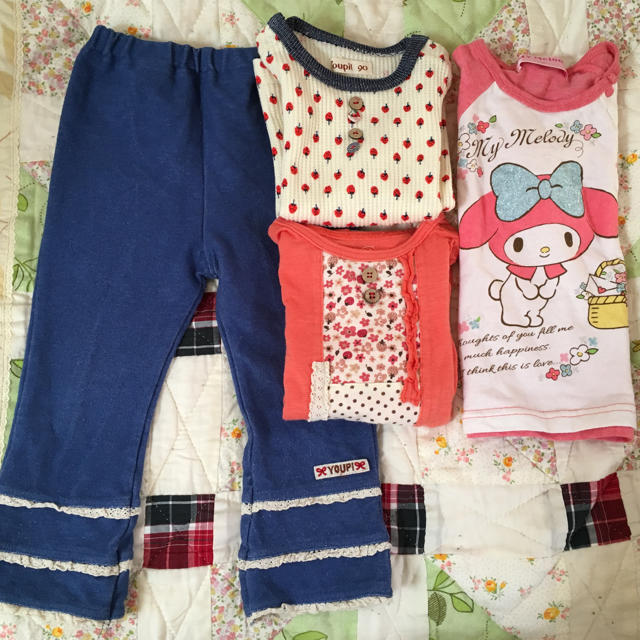 Youpi!(ユッピー)の保育園 まとめ売り キムラタンなど 90 キッズ/ベビー/マタニティのキッズ服女の子用(90cm~)(Tシャツ/カットソー)の商品写真