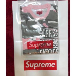 シュプリーム(Supreme)のsupreme stacked L/S サイズM シュプリーム(Tシャツ/カットソー(七分/長袖))