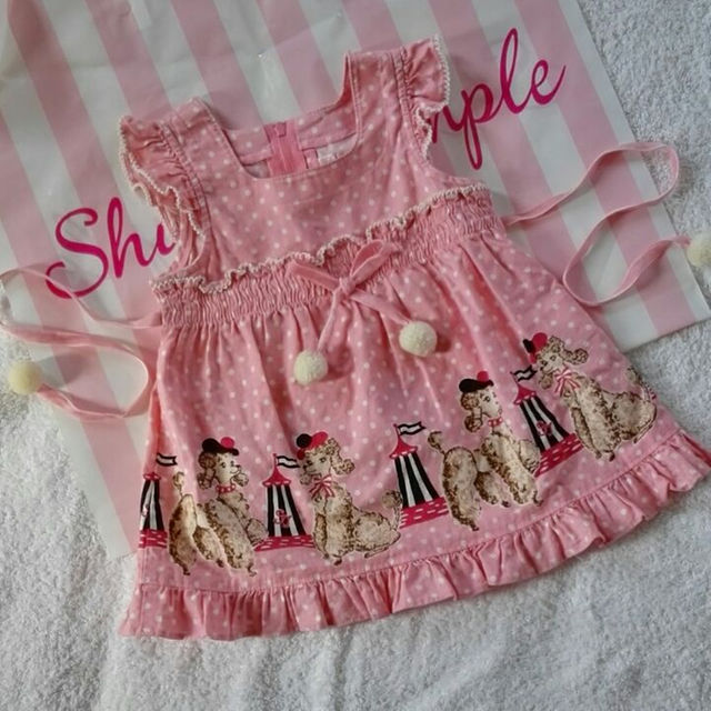 Shirley Temple - 値下 シャーリーテンプル サーカスプードルpt ジャンパースカート ピンク 80の通販 by あすぴりんさん