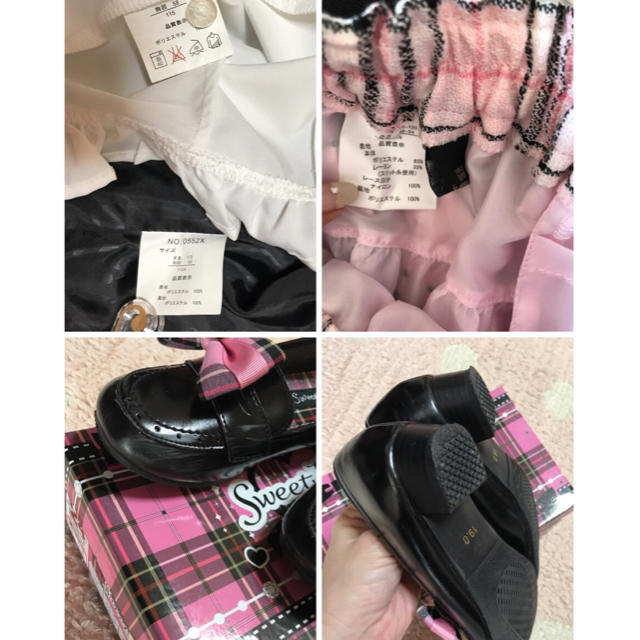 ☆専用☆115 入学式 女の子 スーツ&靴セット 3
