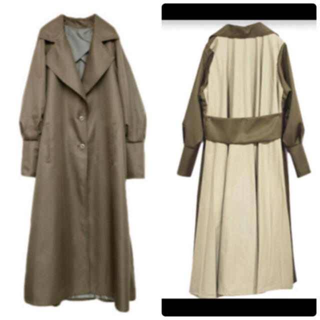 ameri vintage バックフリルトレンチコート | rasyomed.com.tr