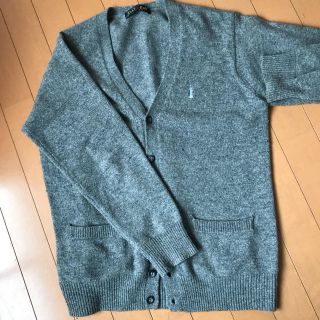 イーストボーイ(EASTBOY)のイーストボーイ カーディガン グレー 厚手 制服 11号 中学 高校(カーディガン)