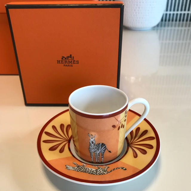 新品☆エルメス カップ&ソーサー 正規品 新品☆エルメス カップ&ソーサー 正規品
