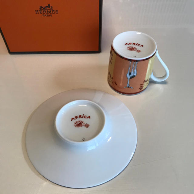 新品☆エルメス カップ&ソーサー 正規品 新品☆エルメス カップ&ソーサー 正規品