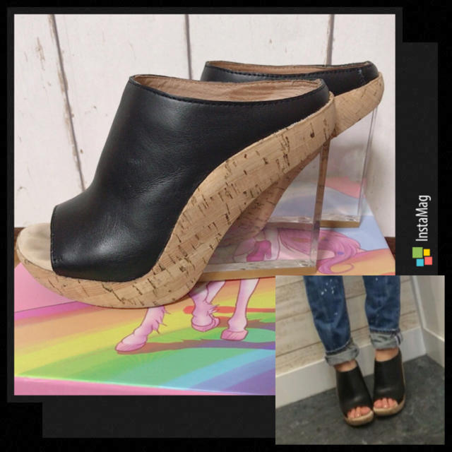 JEFFREY CAMPBELL(ジェフリーキャンベル)のジェフリーキャンベル ♡ クリアヒール サボ レディースの靴/シューズ(サンダル)の商品写真