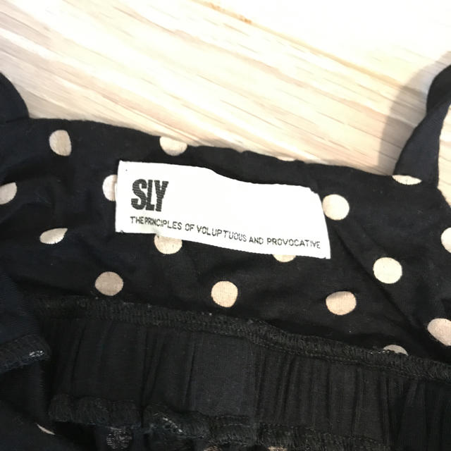 SLY(スライ)のSLY❤︎ドットロンパース レディースのパンツ(オールインワン)の商品写真