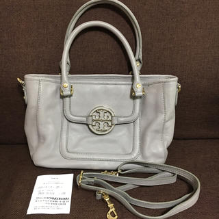 トリーバーチ(Tory Burch)のトリーバーチ バッグ ライトグレー(ハンドバッグ)