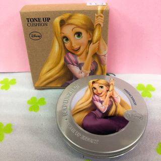 ザフェイスショップ(THE FACE SHOP)の新品✨ザ フェイスショップ トーンアップクッション02：ラベンダー×ラプンツェル(化粧下地)