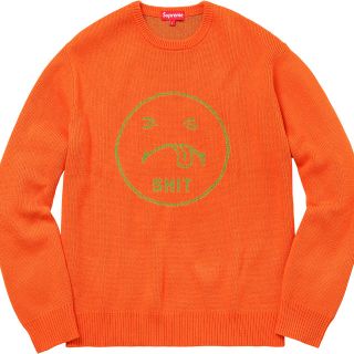 シュプリーム(Supreme)のsupreme shit sweater オレンジ シュプリーム M 新品(ニット/セーター)