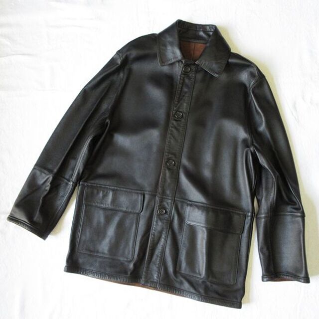 購入価格12万円!リバーシブル レザー ハーフコート ジャケット 購入価格12万円!リバーシブル レザー ハーフコート ジャケット