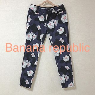 バナナリパブリック(Banana Republic)のmi*様専用ページ★バナリパ☆花柄7分丈パンツ(カジュアルパンツ)