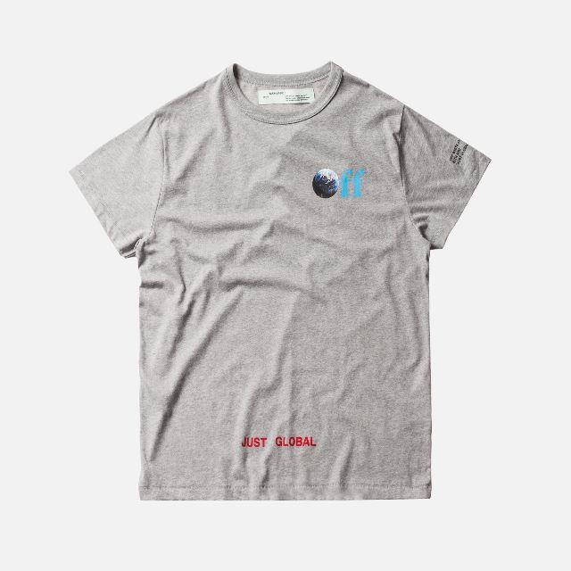 新品 Kith Off-White Just Global Tee サイズLグレーサイズ