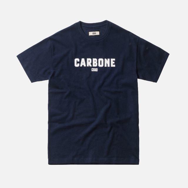 新品 Kith x Carbone Logo Tee Lサイズ ネイビー