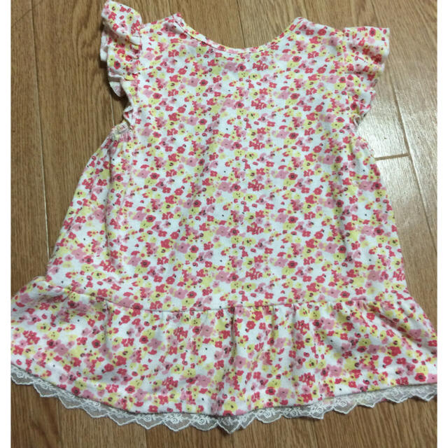 GLOBAL WORK(グローバルワーク)の花柄ワンピース キッズ/ベビー/マタニティのキッズ服女の子用(90cm~)(ワンピース)の商品写真