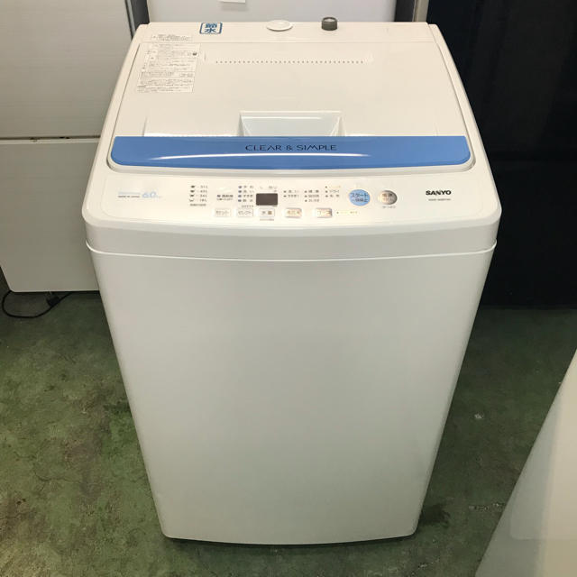 ⭐️SANYO⭐️全自動洗濯機 6kg 美品 大阪市内配達無料 ⭐️SANYO⭐️全自動洗濯機 6kg 美品 大阪市内配達無料