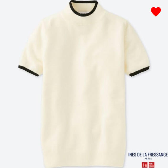 UNIQLO(ユニクロ)のユニクロ イネス カシミヤ100% クルーネックセーター 半袖 ニット レディースのトップス(ニット/セーター)の商品写真