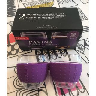 ボダム(bodum)のbodum PAVINA 新品・未使用 パープル ボダム パビナ(グラス/カップ)