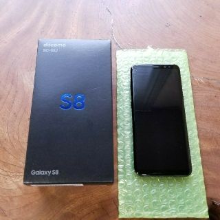 サムスン(SAMSUNG)のGalaxy S8 docomo SC-02J 黒(スマートフォン本体)