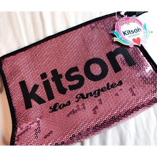 キットソン(KITSON)の新品 kitson ピンクラメ ポーチ(ポーチ)