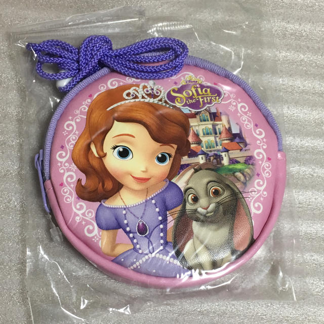 Disney(ディズニー)のDisney   ソフィア ネックコインケース 新品 ピンク 日本製 キッズ/ベビー/マタニティのこども用ファッション小物(財布)の商品写真