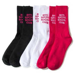 新品未開封 AntiSocialSocialClub 靴下3色セット ソックス(ソックス)