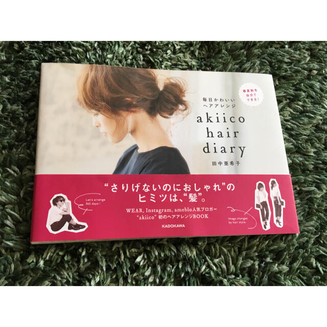 田中亜希子 akiico hair diary　毎日かわいいヘアアレンジ  エンタメ/ホビーの雑誌(ファッション)の商品写真