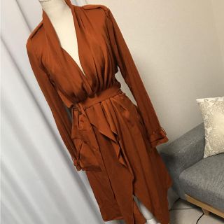 ザラ(ZARA)のザラ アシンメトリー トレンチコート(トレンチコート)