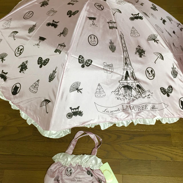 LADUREE(ラデュレ)の新品タグ付き◇ラデュレ LADUREE・折りたたみ傘 レディースのファッション小物(傘)の商品写真