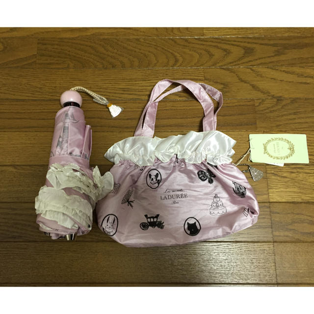 LADUREE(ラデュレ)の新品タグ付き◇ラデュレ LADUREE・折りたたみ傘 レディースのファッション小物(傘)の商品写真